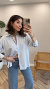 BEYAZ 7970 ÇİZGİLİ GÖMLEK 