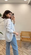 BEYAZ 7970 ÇİZGİLİ GÖMLEK 