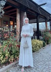 BEYAZ 8049 ELBİSE