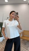 BEYAZ 8174 ÇİLEK DESEN TİŞÖRT