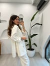 BEYAZ 9450 CEKET PANTOLON TAKIM