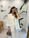 BEYAZ 9450 CEKET PANTOLON TAKIM