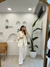 BEYAZ 9450 CEKET PANTOLON TAKIM