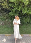 BEYAZ BRODE FİSTO ELBİSE