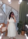 BEYAZ ÇİFT DÜĞMELİ TRENÇ YELEK 