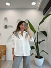 BEYAZ-GRİ 6499  GÖMLEK