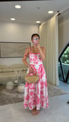 BEYAZ-PEMBE 026 ASKILI ELBİSE 