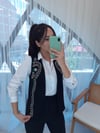 BEYAZ-SİYAH 6522 GÖMLEK YELEK