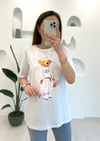BEYAZ TEDY BASKI TSHIRT