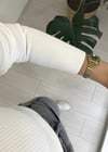 BEYAZ YAKASI ÇAPRAZ İPLİ TRİKO 