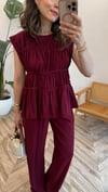 BORDO 0483 BLUZ TAKIM