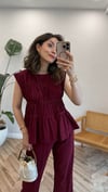 BORDO 0483 BLUZ TAKIM
