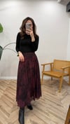 BORDO 0615 ŞİFON ETEK