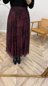 BORDO 0615 ŞİFON ETEK