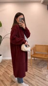 BORDO 0804 KUŞAKLI UZUN HIRKA 