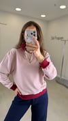 BORDO 1005 ÇİZGİLİ SWEAT 