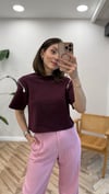 BORDO 1005 KOLDAN FERMUARLI TSHİRT