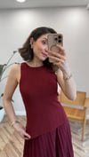 BORDO 10726 KAYIK YAKA TRİKO BLUZ