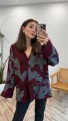 BORDO 1142 DESENLİ HIRKA  