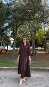 BORDO 1875 KARELİ ELBİSE 