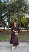 BORDO 1875 KARELİ ELBİSE 