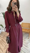 BORDO 2001 TENSEL ELBİSE