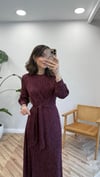 BORDO 2035 ELBİSE 
