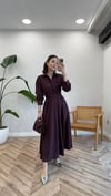 BORDO 20643 ELBİSE 