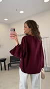 BORDO 2813 NAKIŞ DTY V YAKA GÖMLEK 