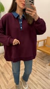 BORDO 3133 KOT GARNİLİ SWEAT