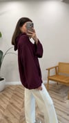 BORDO 3188 BÜZGÜLÜ SWEAT