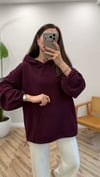 BORDO 3188 BÜZGÜLÜ SWEAT