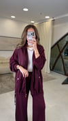 BORDO 3538 DİK YAKA GARNİ TAKIM 