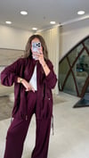 BORDO 3538 DİK YAKA GARNİ TAKIM 