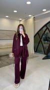 BORDO 3538 DİK YAKA GARNİ TAKIM 