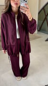 BORDO 3538 DİK YAKA GARNİ TAKIM 