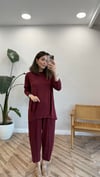 BORDO 4357 BÜZGÜLÜ TAKIM 