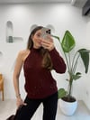 BORDO 4478 TEK OMUZ İNCİLİ KAZAK