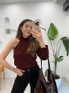 BORDO 4478 TEK OMUZ İNCİLİ KAZAK
