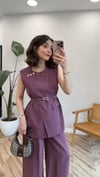 BORDO 4852 YELEK MODAL TAKIM 
