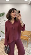 BORDO 51119 SWEAT PANTOLON TAKIM 