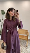 BORDO 5150 MODAL ELBİSE 