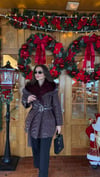 BORDO 6167 YAKASI KÜRKLÜ MONT 