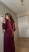 BORDO 6949 DÜĞME DETAY CUPRA TAKIM