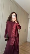 BORDO 6949 DÜĞME DETAY CUPRA TAKIM