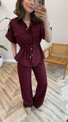 BORDO 7225 GÖMLEK PANTOLON TAKIM