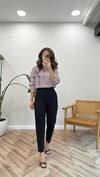 BORDO 7493 ÇİZGİLİ GÖMLEK