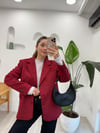 BORDO 8022 SÜET CEKET 