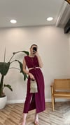 BORDO 8190 GOLD TOKALI ELBİSE