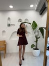 BORDO 91334 ELBİSE